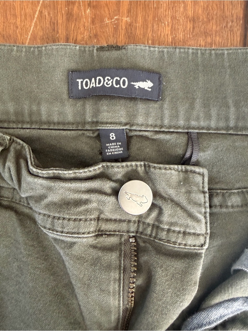 Toad & Co Olive Green Earthworks Pant - Picture 4 of 5